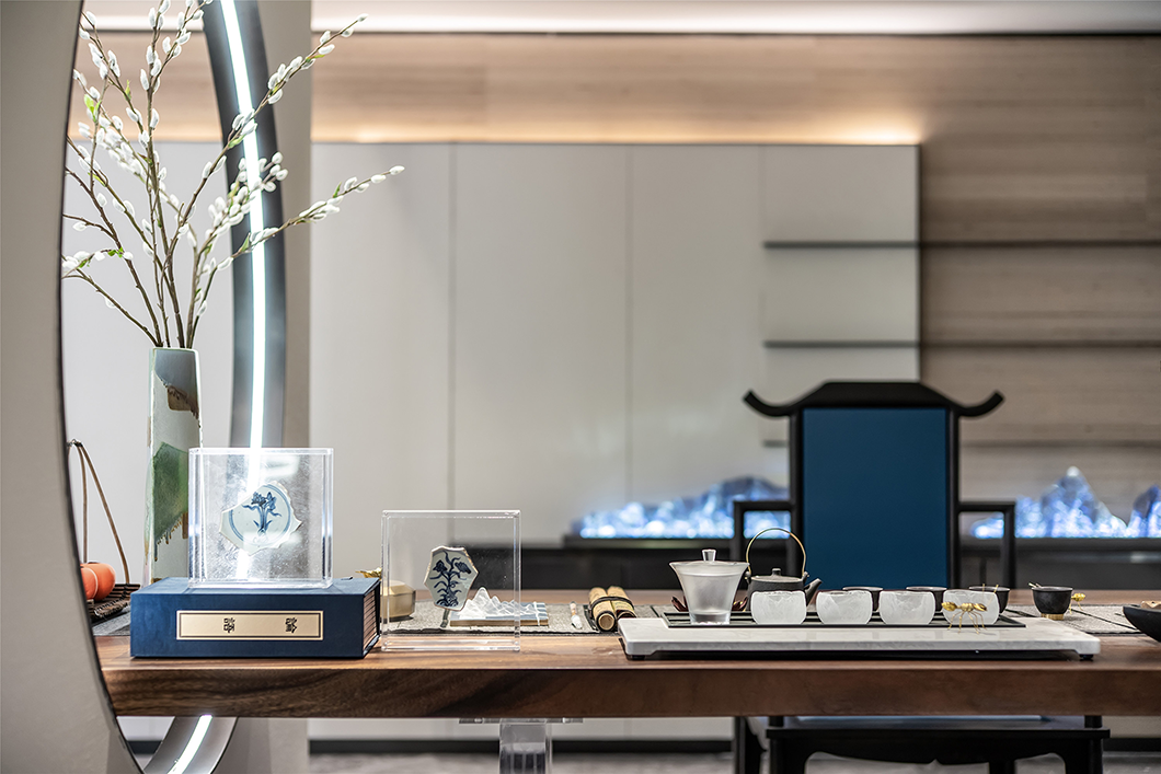新中式風格室內家裝案例效果圖-茶室 新中式風格室內家裝案例效果圖-茶室
