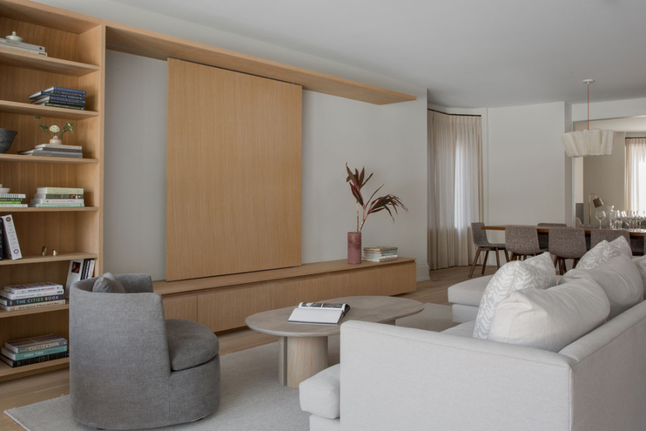 北歐簡約原木風格室內家裝案例效果圖-客廳背景墻 北歐簡約原木風格室內家裝案例效果圖-客廳背景墻