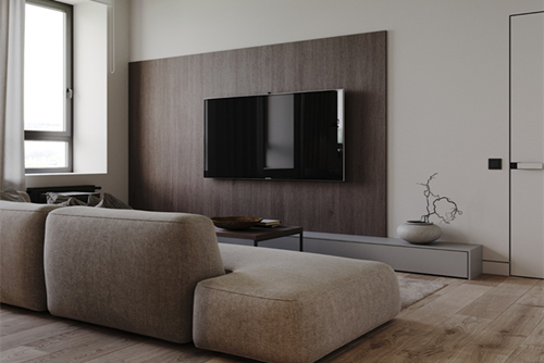 江門市海怡園現代簡約風格三居室裝修案例