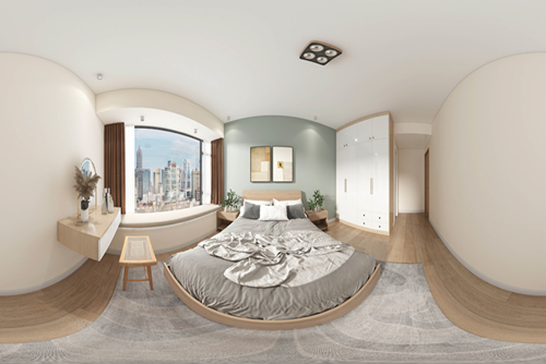 江門市海怡園北歐風格三居室裝修案例