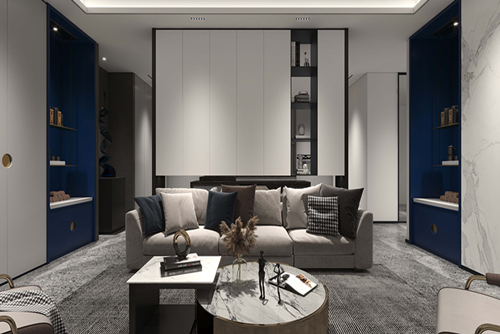 廣州市棠德花園現(xiàn)代風(fēng)格辦公空間裝修案例