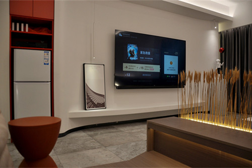 海口市融創(chuàng)無忌海現(xiàn)代簡(jiǎn)約風(fēng)格二居室裝修案例